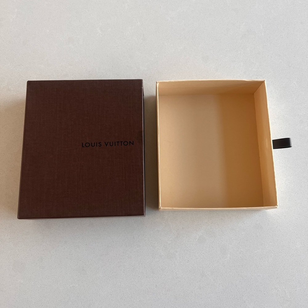Authentic Louis Vuitton Box with Leather Pull